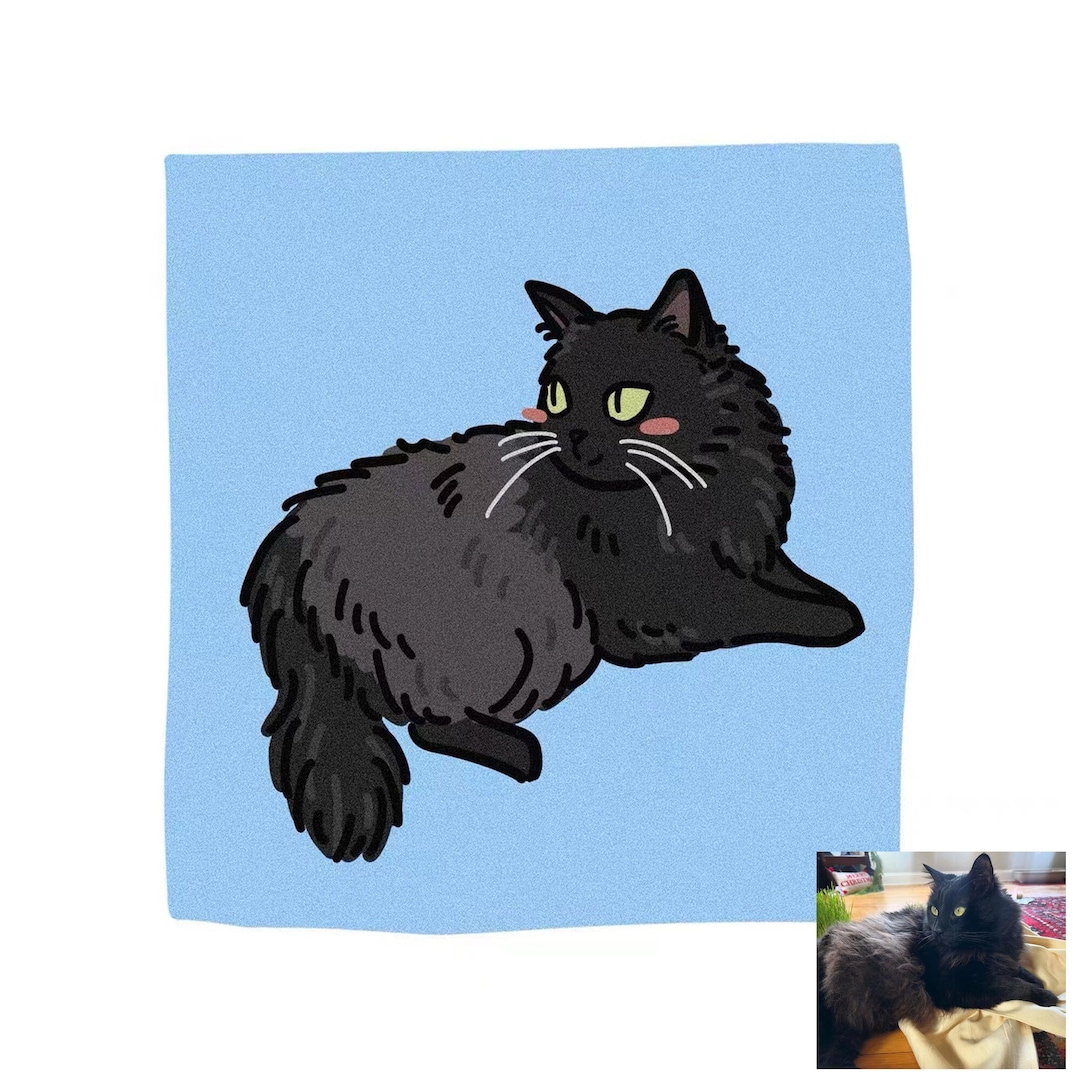 Custom Badly Drawn Pet Portrait, Bad Dog Portrait, Bad Cat Portrait ...