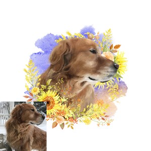 Custom dog portrait, custom pet portrait,pet portrait digital,dog memorial, cat memorial, pet portrait, dog memorial gift,dog portrait