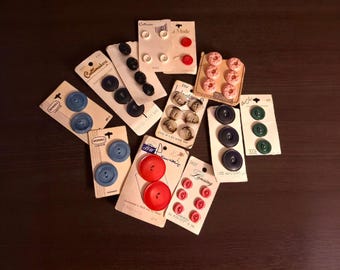 Vintage Button Lot: Scovill, Lansing, Costumakers Brands for Crafting