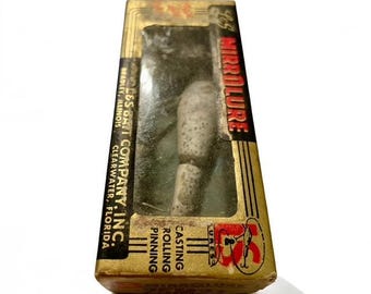 Vintage MirrOlure 25M21 LS Fishing Lure With Original Box (30)