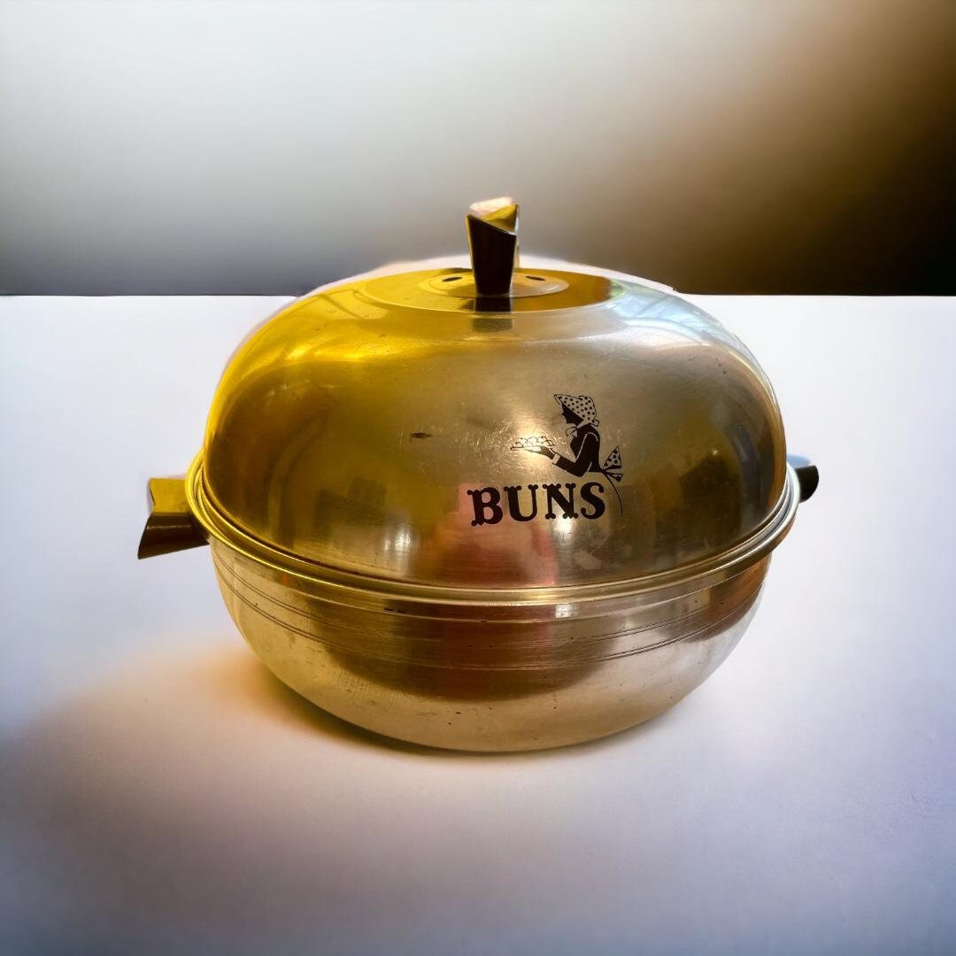 Vintage Aluminum Bun Warmer West Bend Bun Warmer Serving Etsy