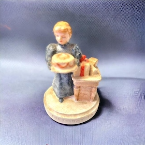 Sebastian Miniatures Happy Birthday To You 1987 Hudson Massachusetts Hand Cast Hand Painted Vintage Figurine