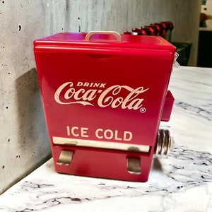 Coca Cola Vending Machine Toothpick Dispenser 1995, Vintage Coca Cola Collectible