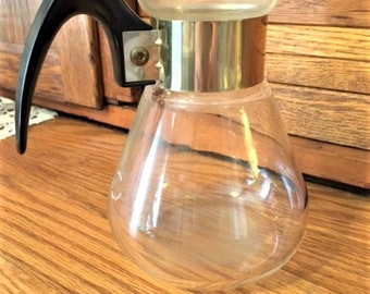 Corning Small 2 Cup Carafe Coffee Pot Pitcher Vintage Corning