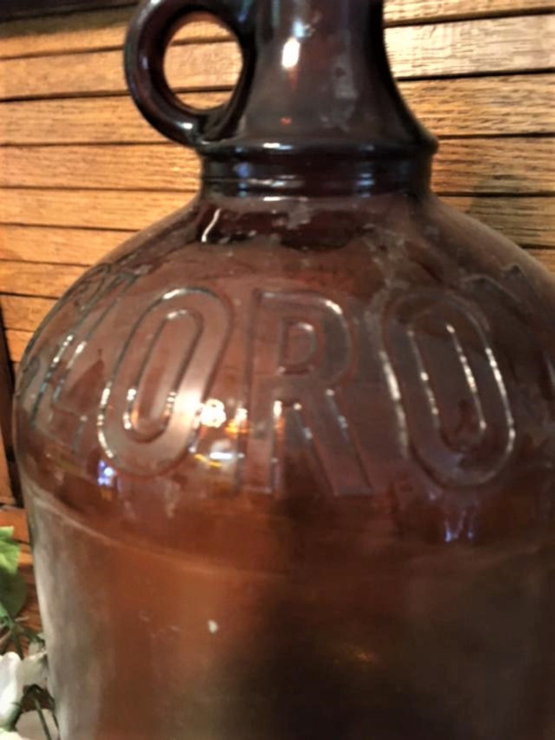 Clorox Bottle One Gallon Vintage Brown Glass 1940's Etsy