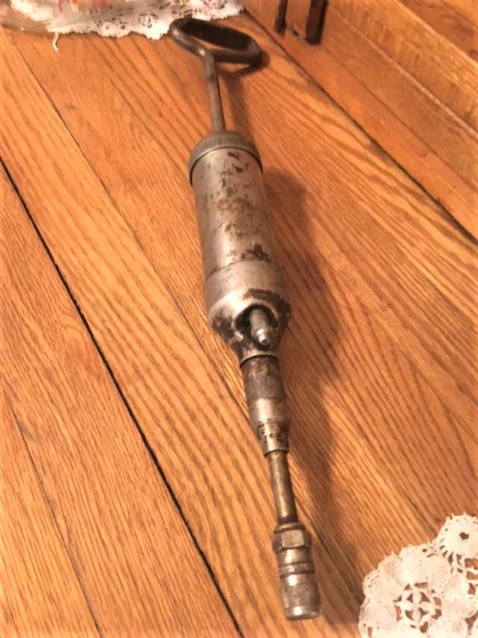 Vintage Alemite Grease Gun Etsy