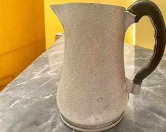 Vintage Guardian Service Aluminum Water Pitcher with Black Handle (No Lid)