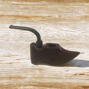 Vintage Novelty Wooden Clog Shaped Tobacco Pipe, Collectible Pipe (PI)