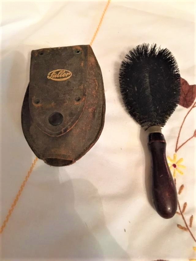 Vintage Fuller Lint Brush 6 Inch in Original Leather Sheath Etsy