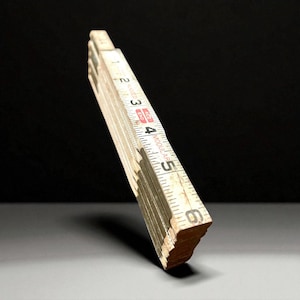 Vintage Lufkin No. 646 Folding Modular Ruler 6 ft Zig Zag Rule Vintage Ruler (U7)