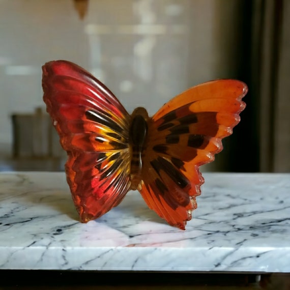 Vintage iridescent butterfly - Gem