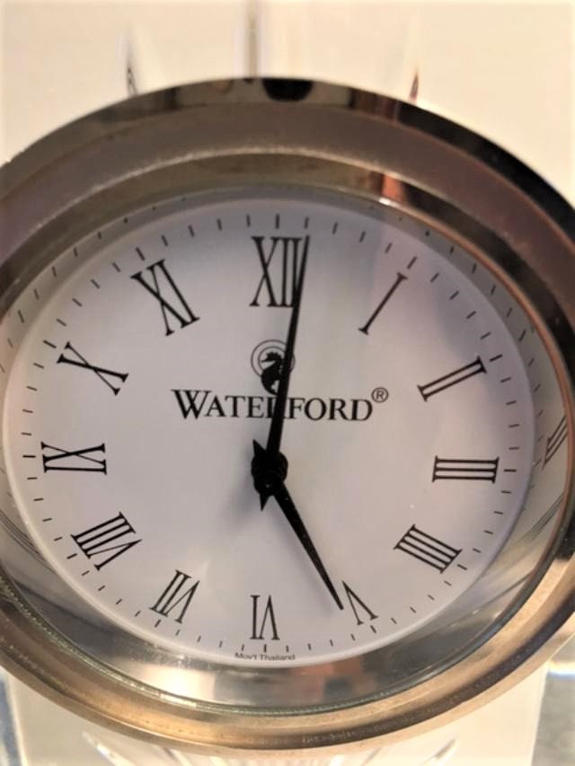 Waterford Crystal Mantel Clock Colonnade by Waterford Crystal Etsy