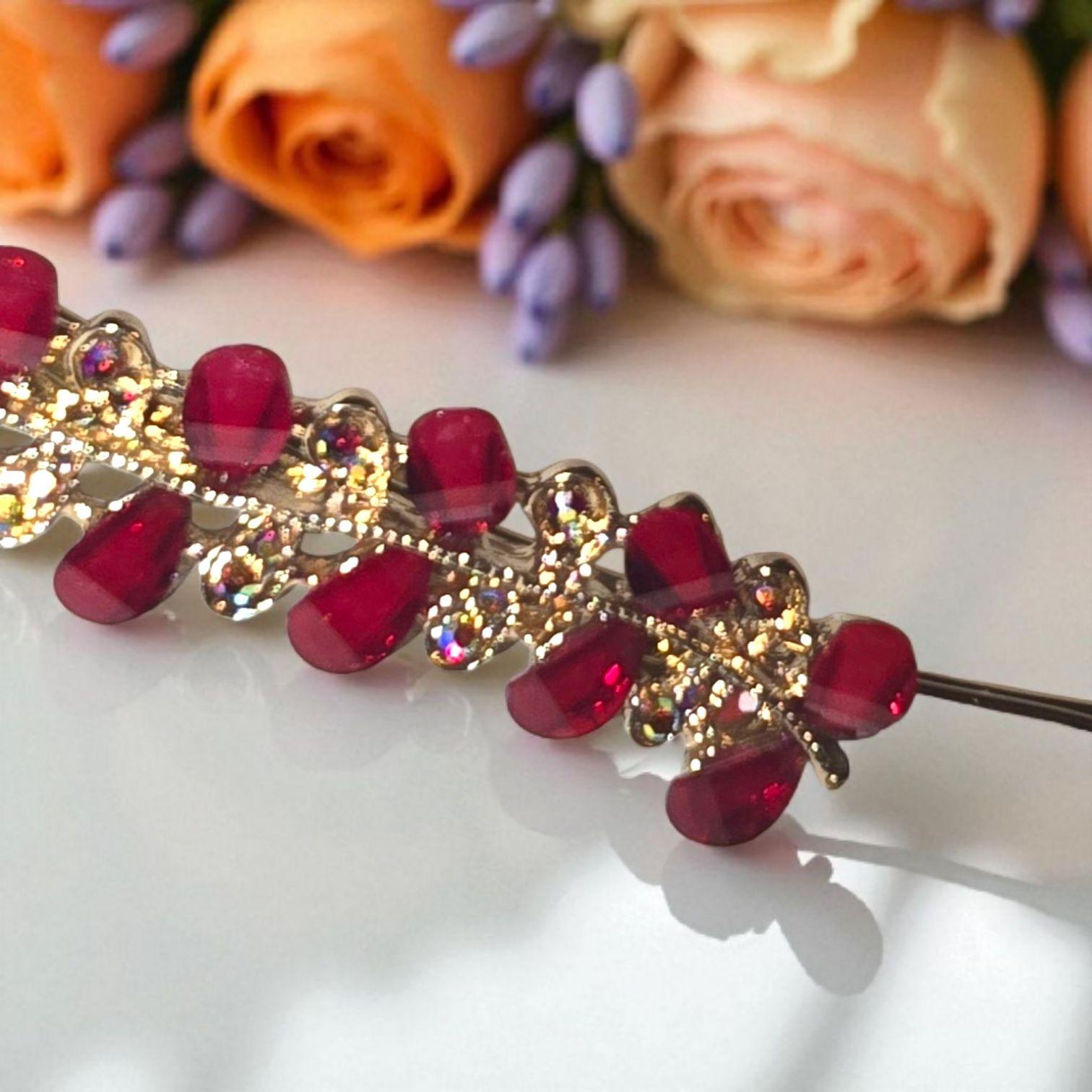 French Barrettes Aurora Borealis - Etsy