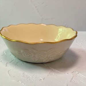 Lenox Gold Trim Bowl - Etsy