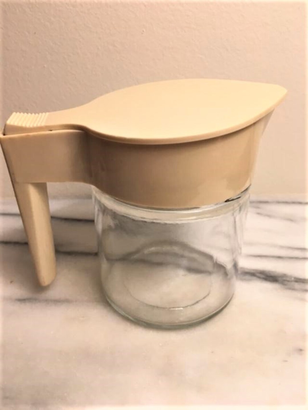 Gemco Glass Syrup Dispenser Vintage Pancake Syrup Dispenser Etsy