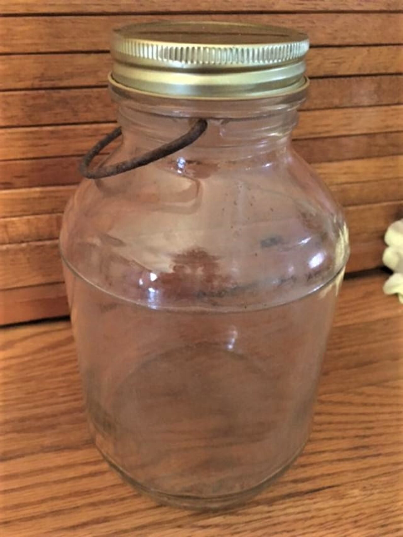 Vintage Karo Syrup Glass Bottle With Built in Handle Etsy