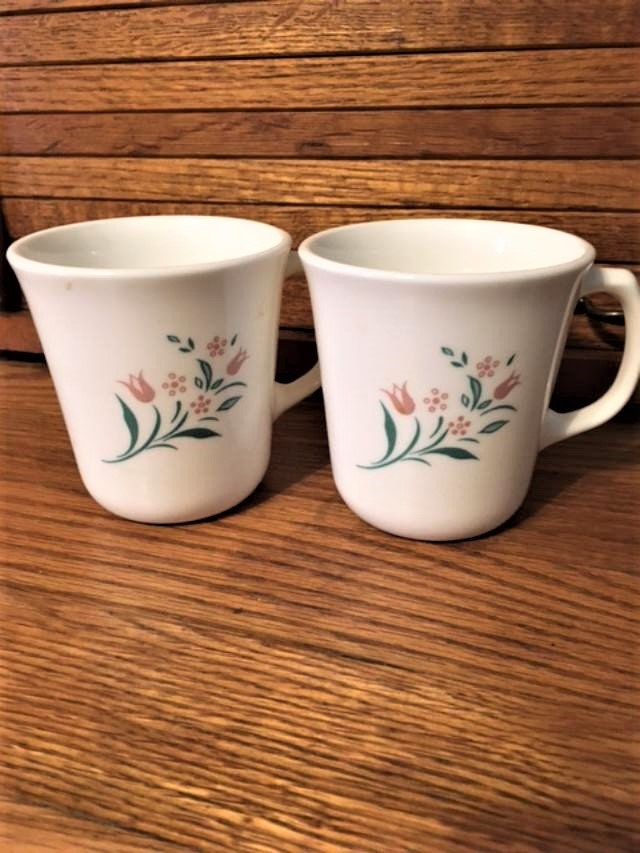 Collectibles Potpourri Designs Garden Classics Four Coffe Cups Mugs