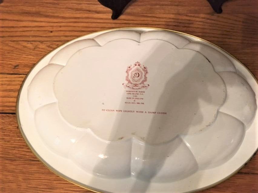 Daher Decorated Ware 11101 Made in England Oriental Flower Oval Serving  Bowl Metal Tray, Collectible Kitchenware, Cottagecore, Countrycore - Etsy