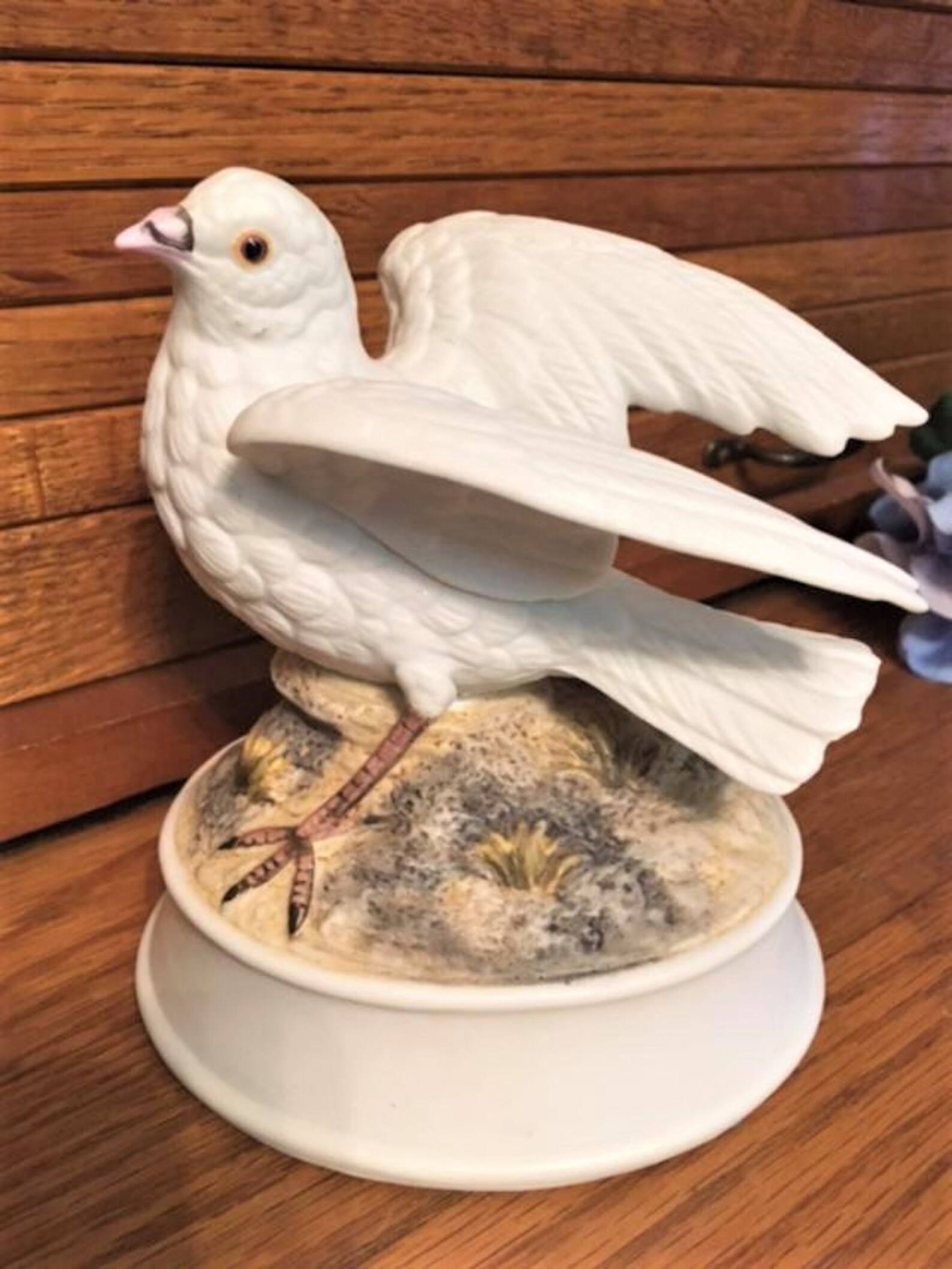 Gorham White Dove Music Box Made in Japan Etsy
