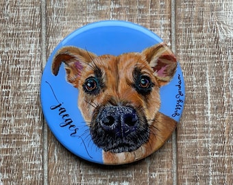 Pet Portrait Wooden Coaster