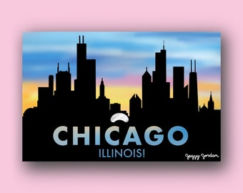 Chicago Skyline Sticker