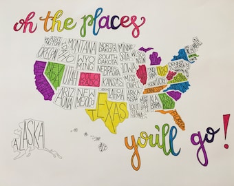 USA Coloring Page, Instant Download