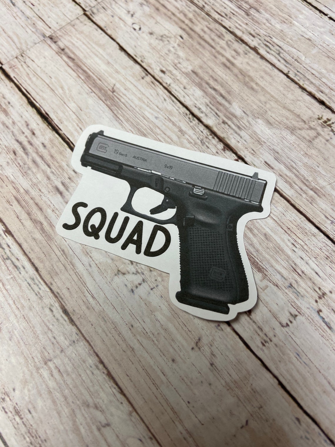 Glock Squad Sticker / Gun Sticker / Pegatina portátil / Etsy