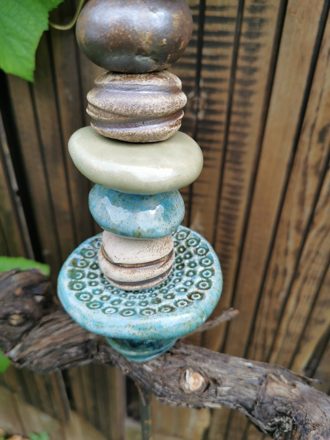 Gartenstecker aus Keramik Ton Handarbeit Unikat Etsy