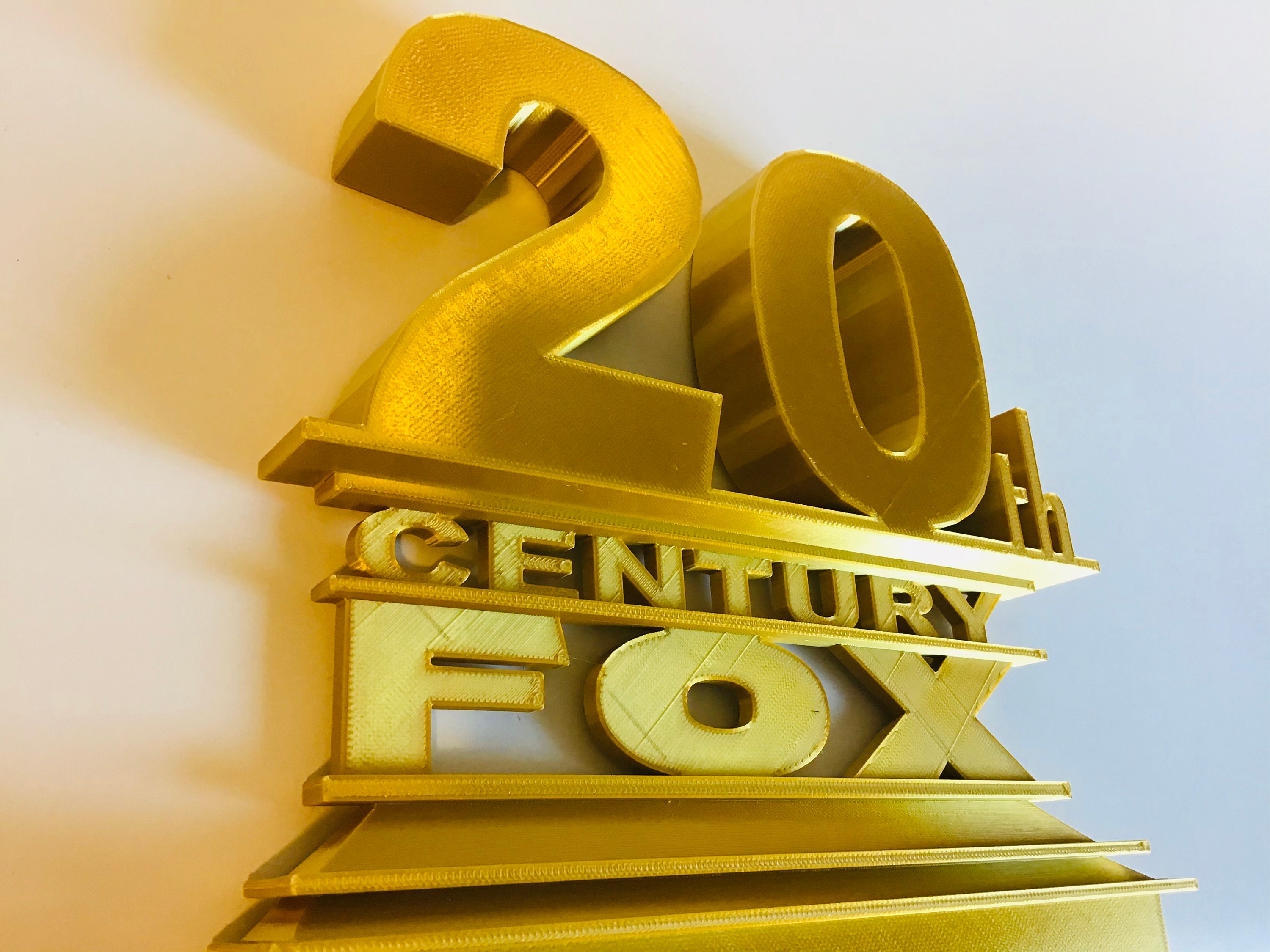 20th Century Fox Logos Puzzle, Movie Style Sign, 3D Printed Custom Gift