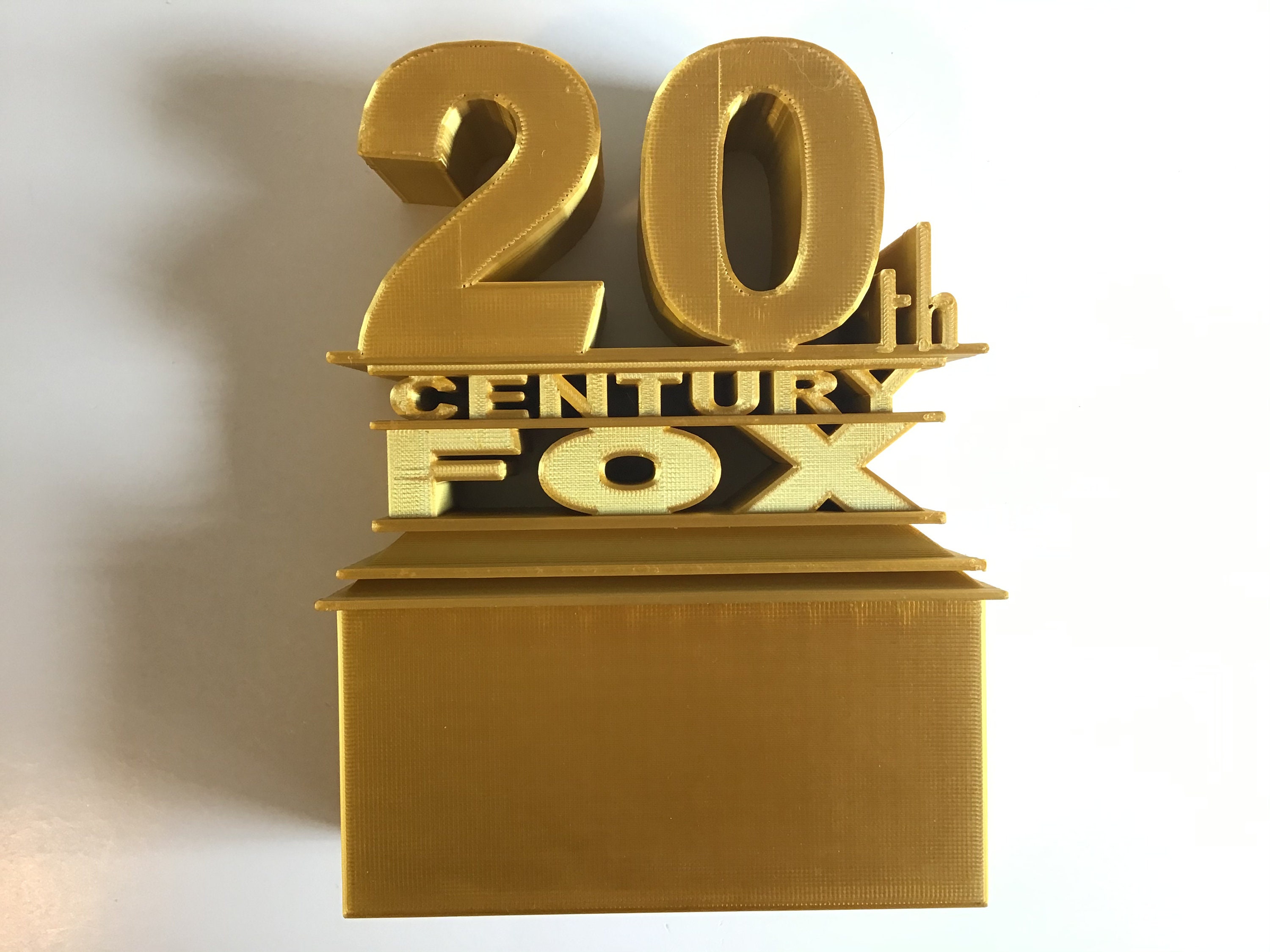 20th Century Fox Logo, Movie Style Sign, 3D Printed Custom Personalizable  Gift