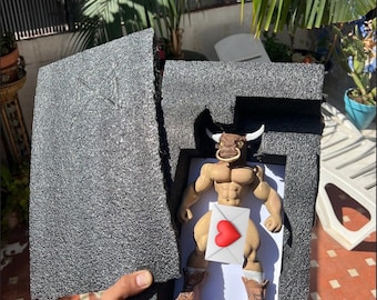 120/05 pequeño Minotauro tamaño 25 cm