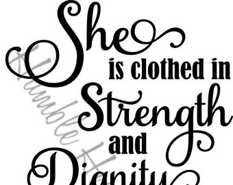 Download Proverbs 31 25 Svg Etsy