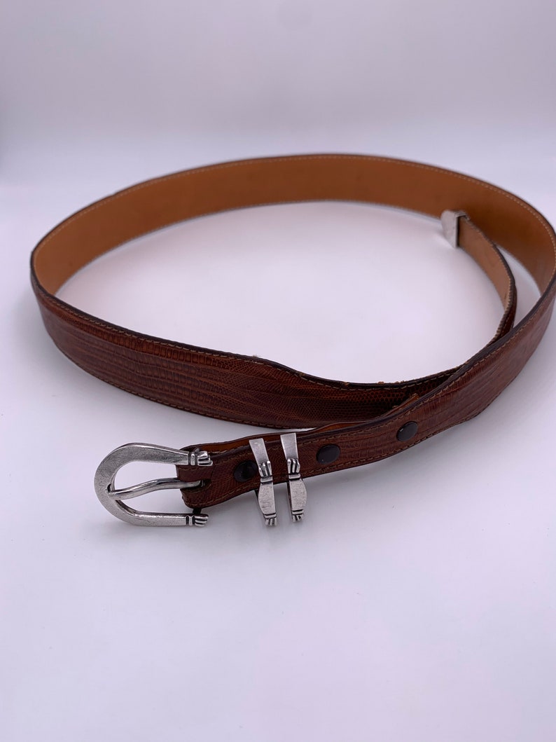 James Reid Ltd. Santa Fe P.M.W. 34 Piece Sterling Silver Ranger Buckle