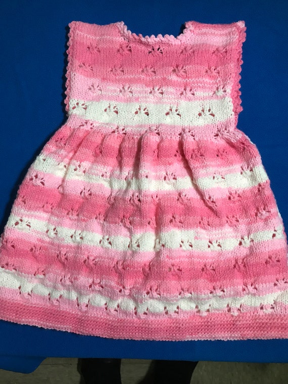 knitted baby dress