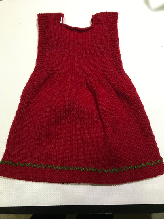 Handmade Baby Dress Knitting Baby Dress Hand Knitting Baby Etsy