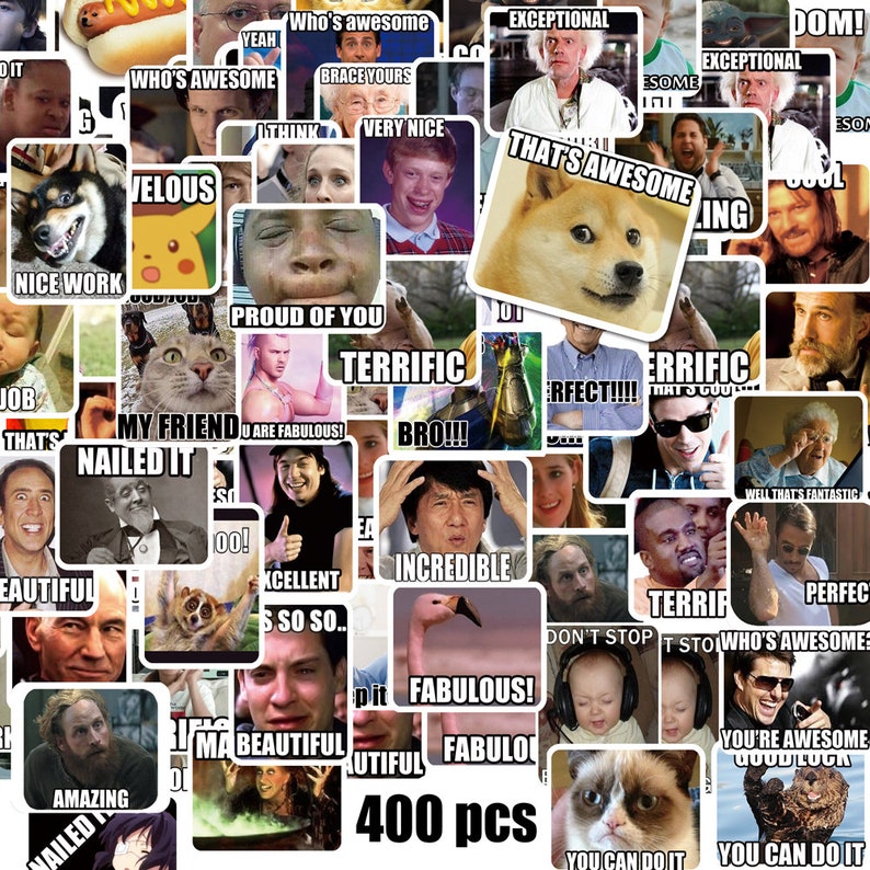 Funny Meme Stickers for Teacher, Rewards Stickers (100-500 pcs) meme sticker 400 pcs