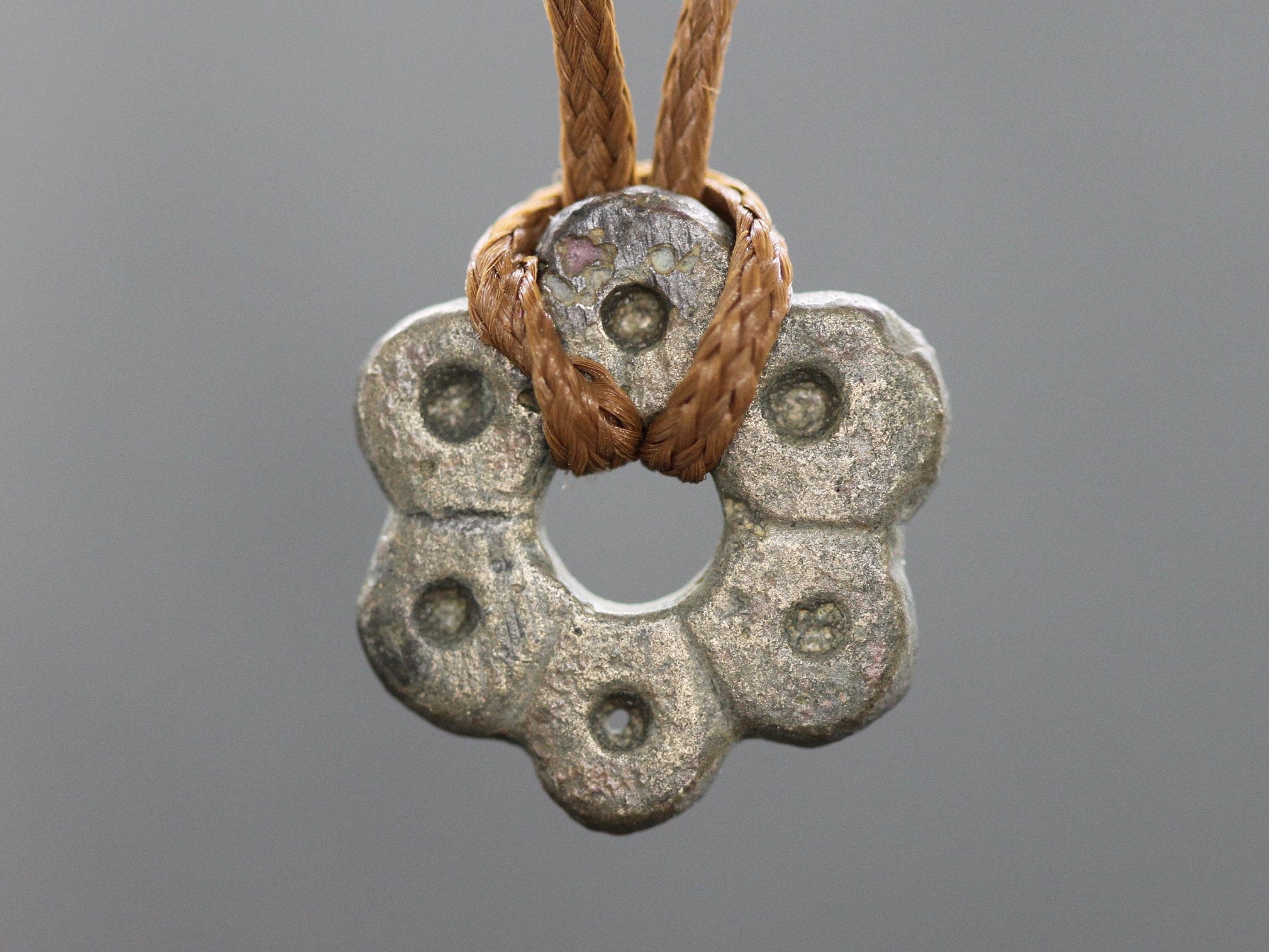 Ancient Medieval Viking Flower pendant. Viking amulet. Ancient Etsy