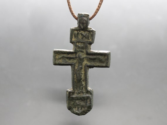 Ancient Medieval Cross Pendant. Ancient cross. Med