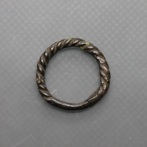 Ancient Medieval Viking oath twisted ring. Medieva