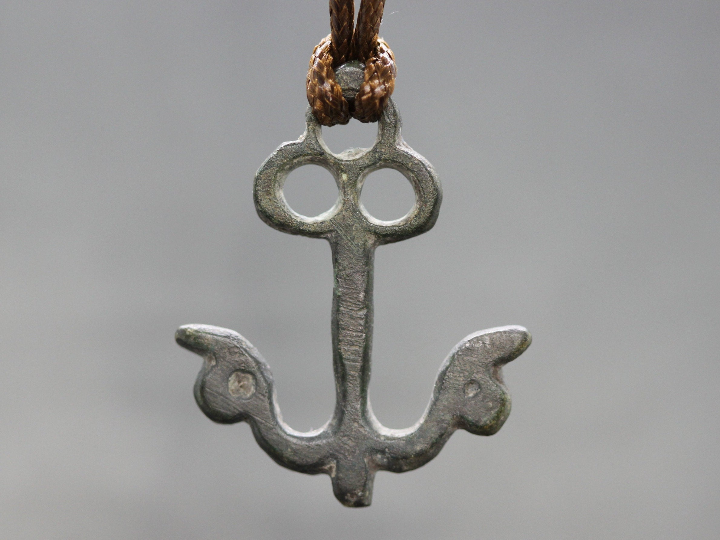 Ancient Medieval Viking anchor pendant. Viking anchor amulet. Etsy