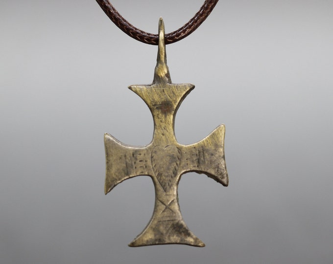 Ancient Medieval Templar Cross Pendant. Templar Artifact. Etsy