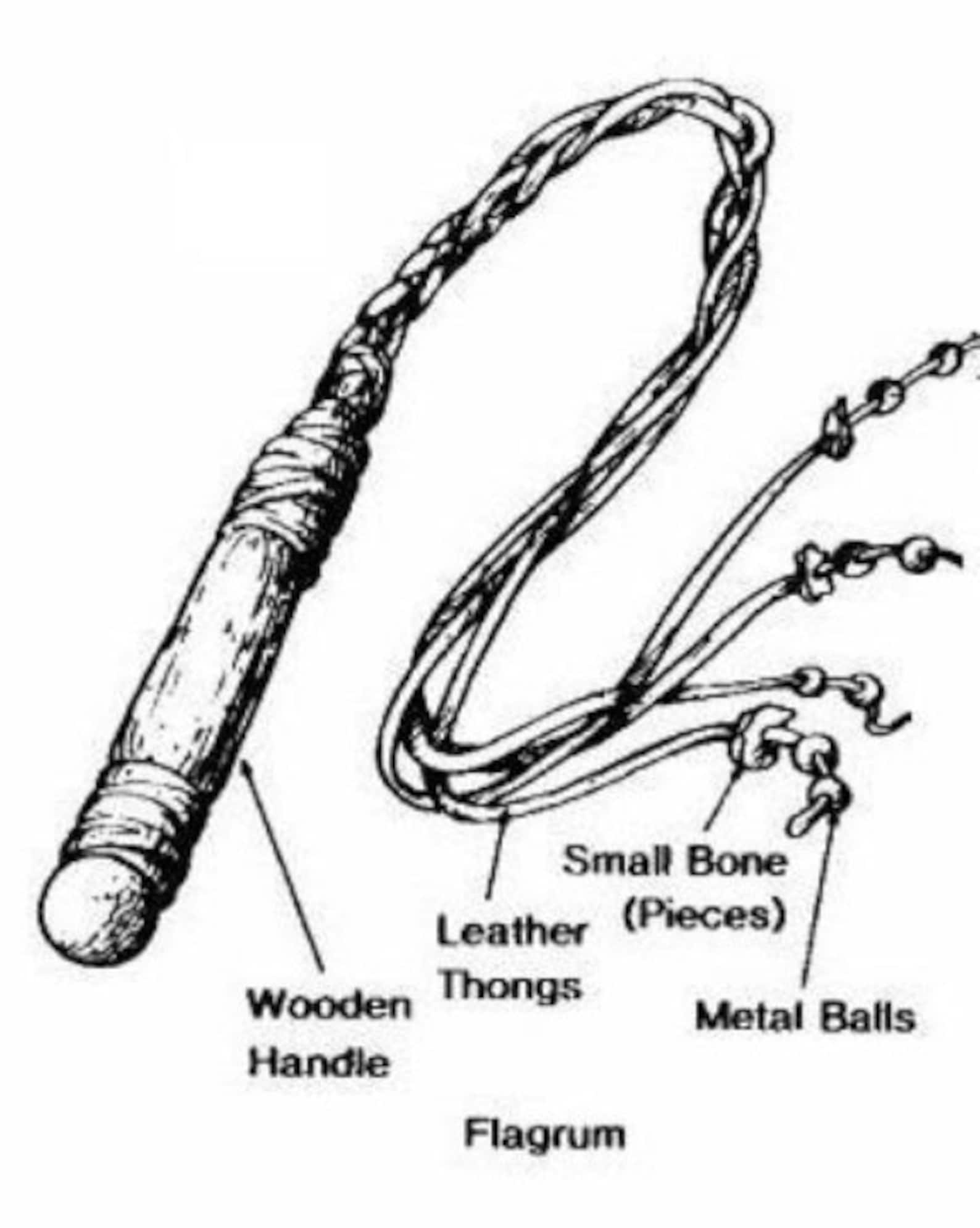 Ancient Roman Scourge end. End of the whip. Roman flagrum. Etsy