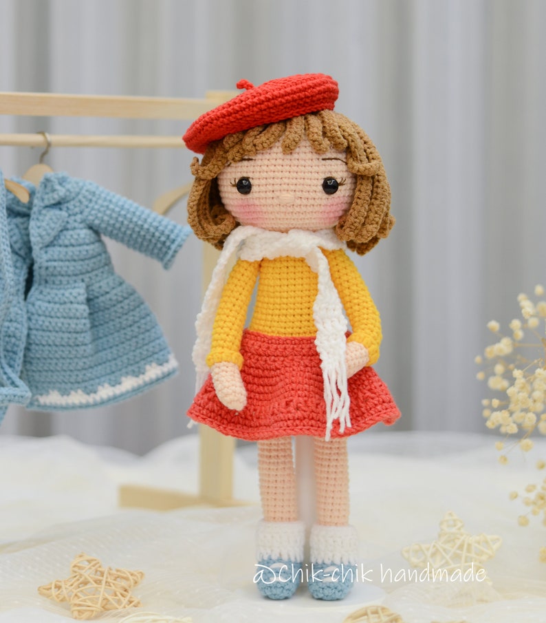 LUCIA Crochet Doll Pattern Amigurumi Doll Pattern PDF English Tutorial image 6