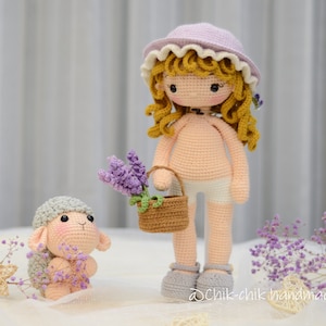 MARY e l'agnellino Schema per bambola all'uncinetto Bambola Amigurumi PDF English, Français immagine 8