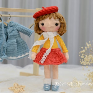LUCIA Crochet Doll Pattern Amigurumi Doll Pattern PDF English Tutorial image 2