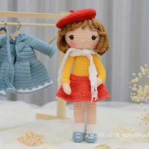 LUCIA Crochet Doll Pattern Amigurumi Doll Pattern PDF English Tutorial image 4