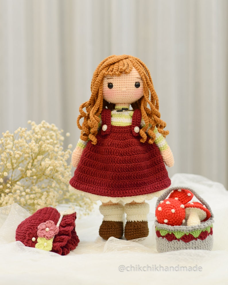 ANNIE Crochet Doll Pattern, Amigurumi Doll Pattern, Tutoriel en anglais PDF image 2