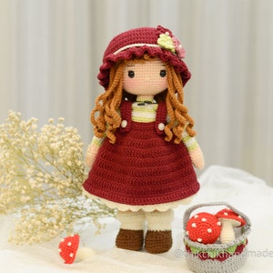 ANNIE Crochet Doll Pattern, Amigurumi Doll Pattern, PDF English Tutorial image 1