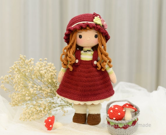 ANNIE Crochet Doll Pattern, Amigurumi Doll Pattern, PDF English