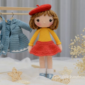 LUCIA Crochet Doll Pattern Amigurumi Doll Pattern PDF English Tutorial image 7